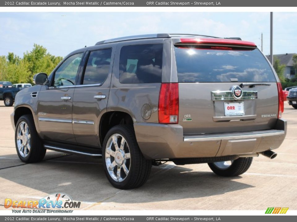 2012 Cadillac Escalade Luxury Mocha Steel Metallic / Cashmere/Cocoa Photo #7