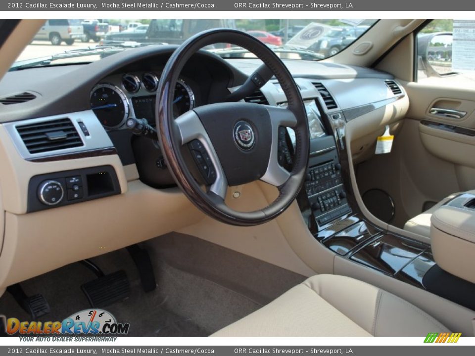 2012 Cadillac Escalade Luxury Mocha Steel Metallic / Cashmere/Cocoa Photo #12