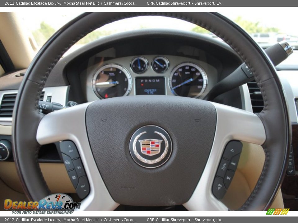 2012 Cadillac Escalade Luxury Mocha Steel Metallic / Cashmere/Cocoa Photo #18