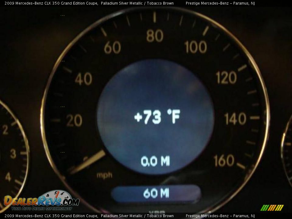 2009 Mercedes-Benz CLK 350 Grand Edition Coupe Palladium Silver Metallic / Tobacco Brown Photo #11