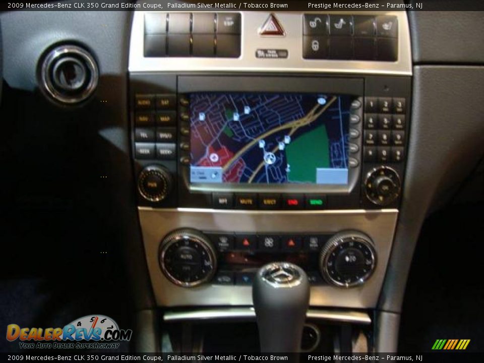 2009 Mercedes-Benz CLK 350 Grand Edition Coupe Palladium Silver Metallic / Tobacco Brown Photo #12