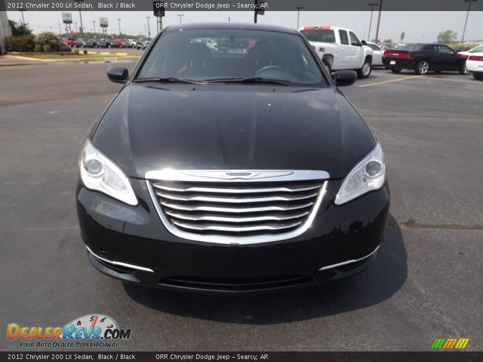 Black 2012 Chrysler 200 LX Sedan Photo #2