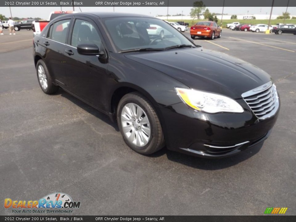 Front 3/4 View of 2012 Chrysler 200 LX Sedan Photo #3