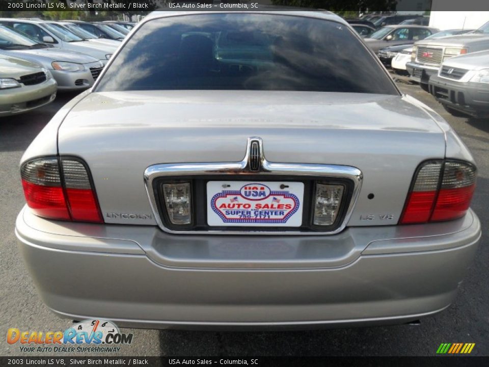 2003 Lincoln LS V8 Silver Birch Metallic / Black Photo #2