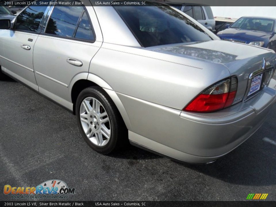 2003 Lincoln LS V8 Silver Birch Metallic / Black Photo #4