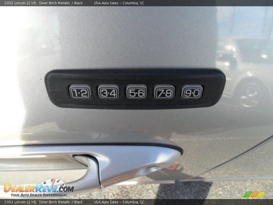 2003 Lincoln LS V8 Silver Birch Metallic / Black Photo #7