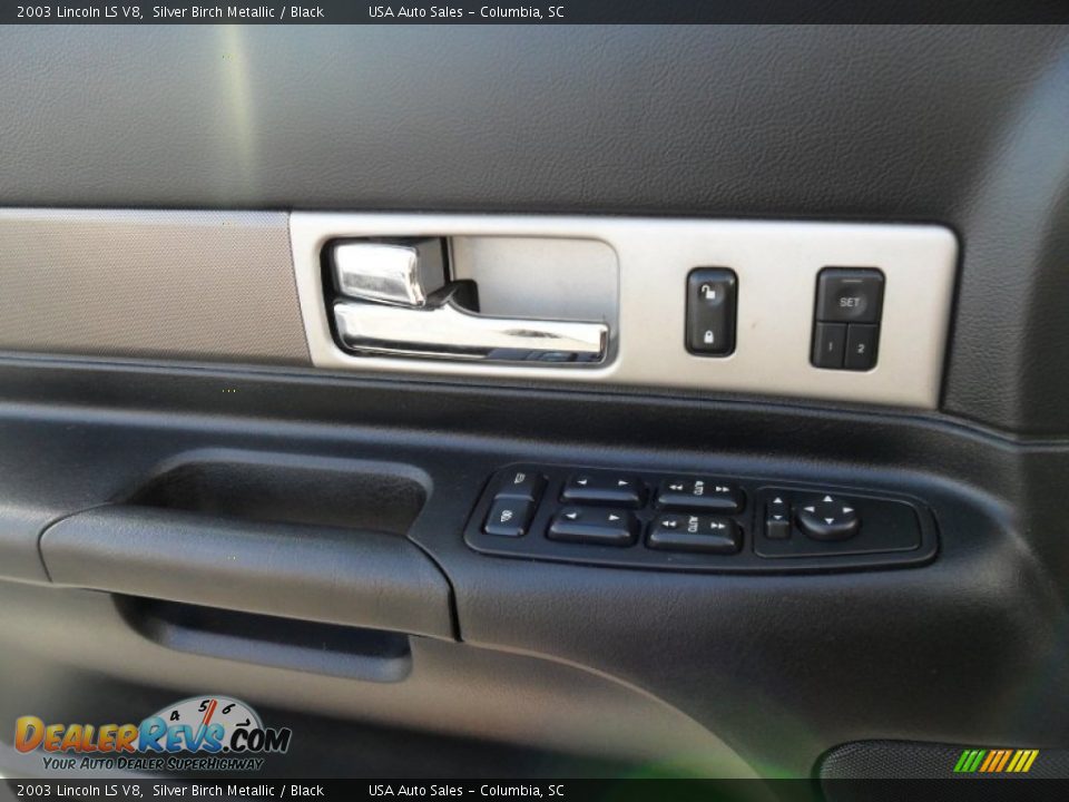 2003 Lincoln LS V8 Silver Birch Metallic / Black Photo #9