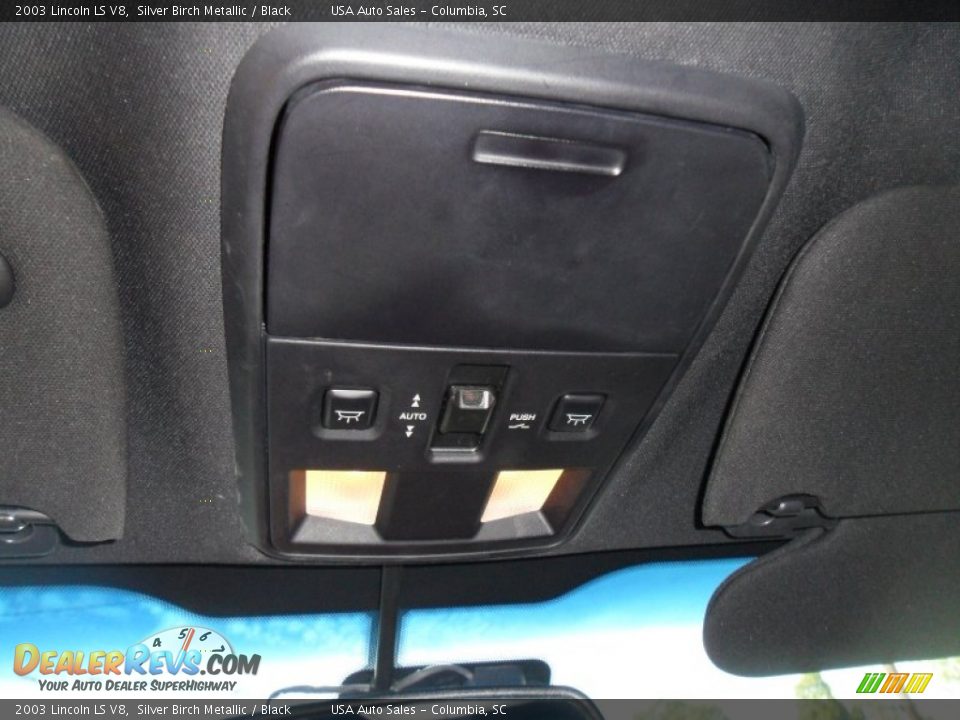 2003 Lincoln LS V8 Silver Birch Metallic / Black Photo #20