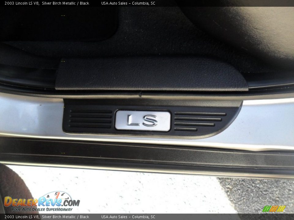 2003 Lincoln LS V8 Silver Birch Metallic / Black Photo #23