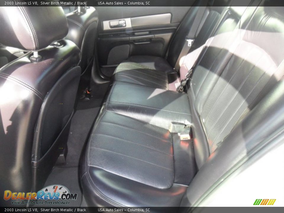 2003 Lincoln LS V8 Silver Birch Metallic / Black Photo #24