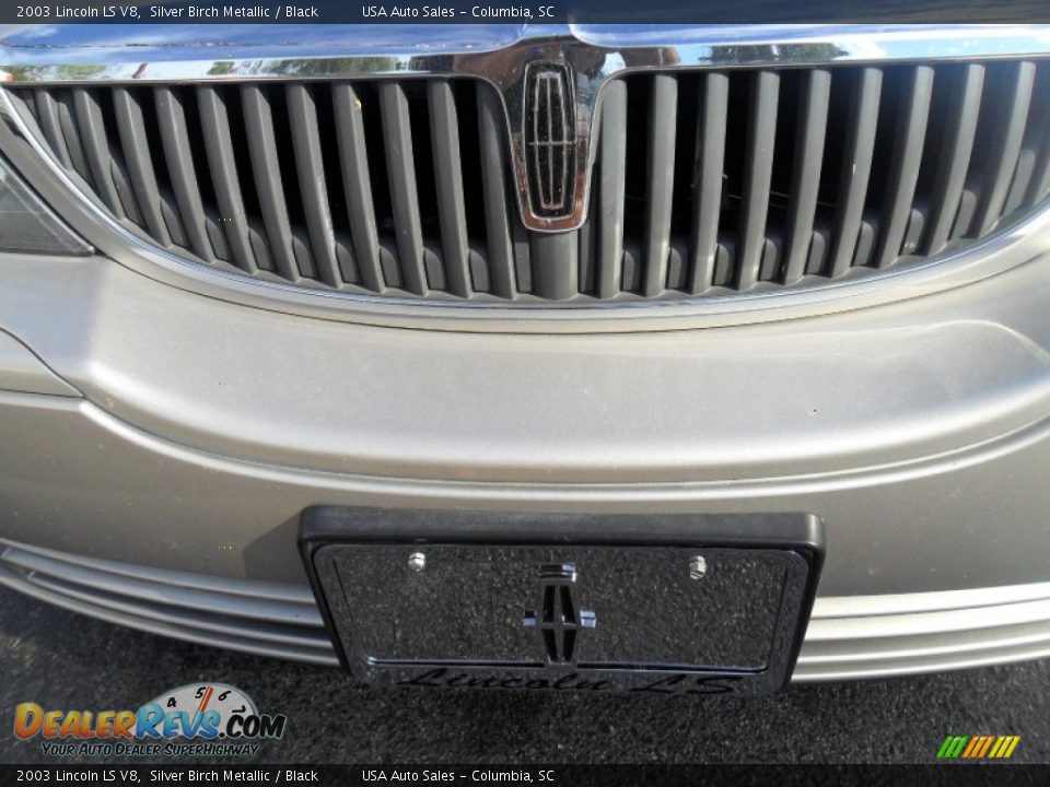 2003 Lincoln LS V8 Silver Birch Metallic / Black Photo #27