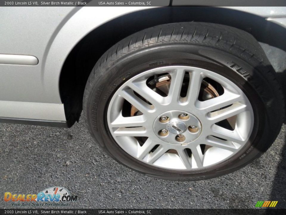 2003 Lincoln LS V8 Silver Birch Metallic / Black Photo #29