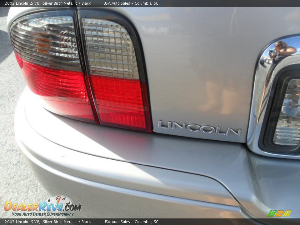 2003 Lincoln LS V8 Silver Birch Metallic / Black Photo #31