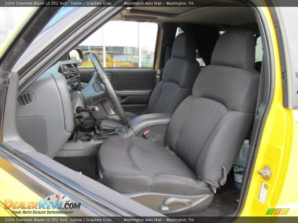 Graphite Gray Interior - 2004 Chevrolet Blazer LS ZR2 4x4 Photo #16