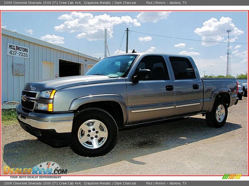 2006 Chevrolet Silverado 1500 Z71 Crew Cab 4x4 Graystone Metallic / Dark Charcoal Photo #1