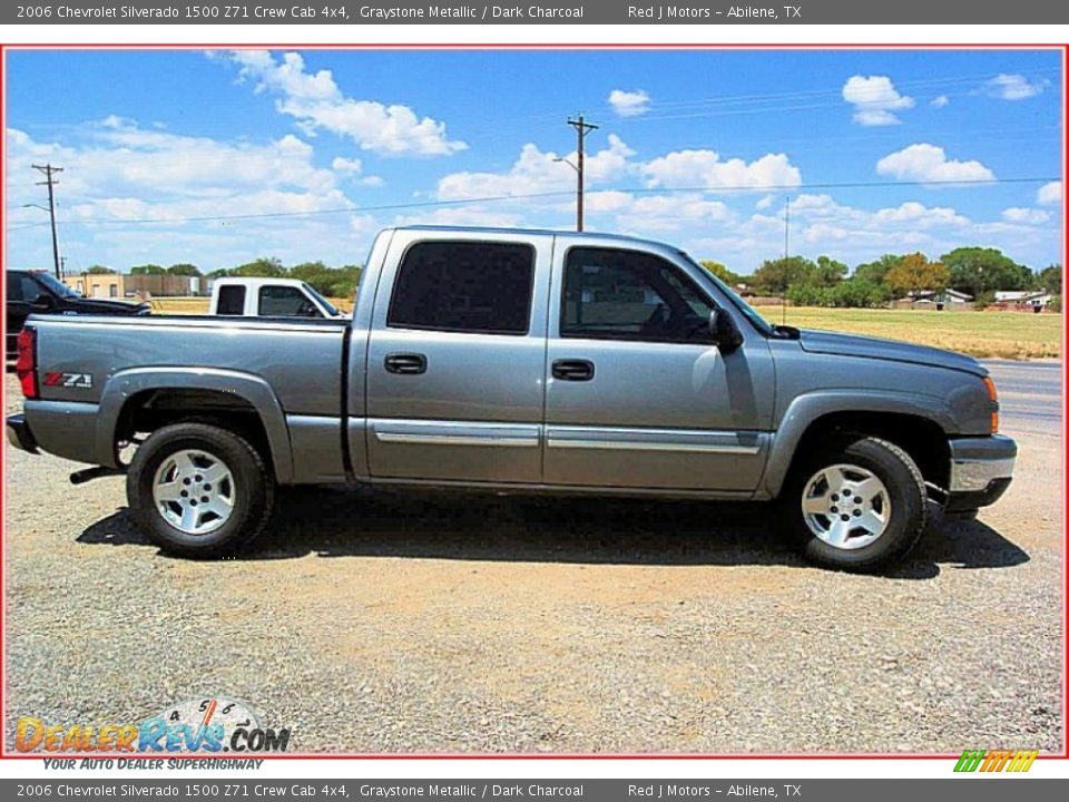 2006 Chevrolet Silverado 1500 Z71 Crew Cab 4x4 Graystone Metallic / Dark Charcoal Photo #9