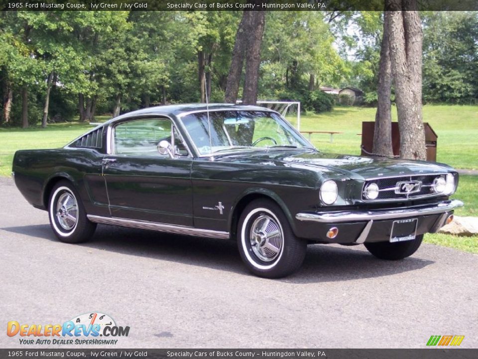 Front 3/4 View of 1965 Ford Mustang Coupe Photo #2