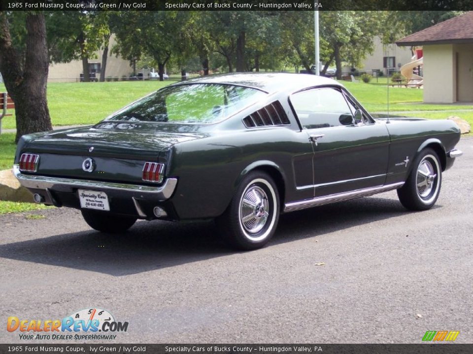 Ivy Green 1965 Ford Mustang Coupe Photo #6