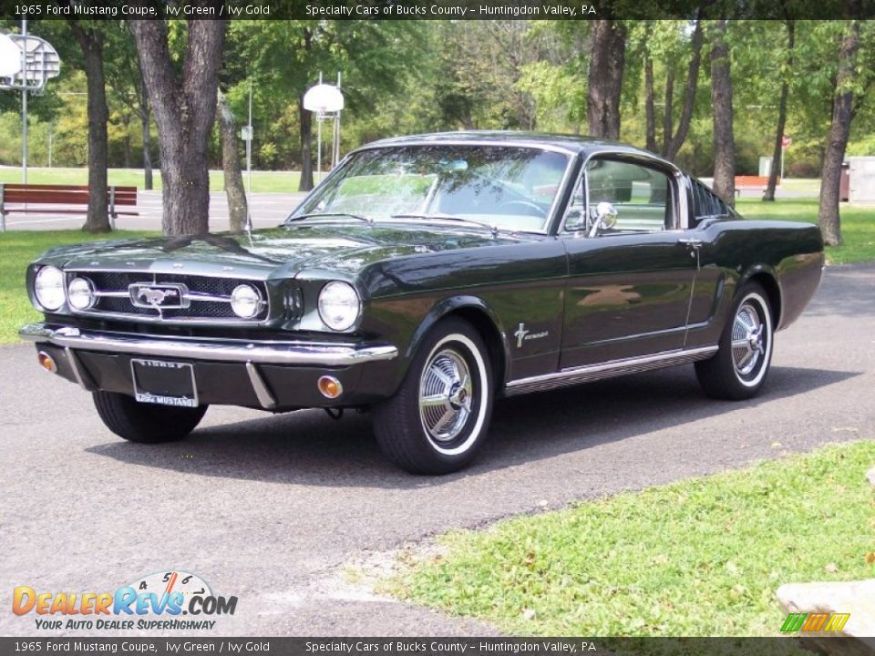 Front 3/4 View of 1965 Ford Mustang Coupe Photo #8