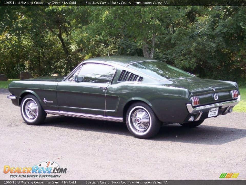 1965 Ford Mustang Coupe Ivy Green / Ivy Gold Photo #16