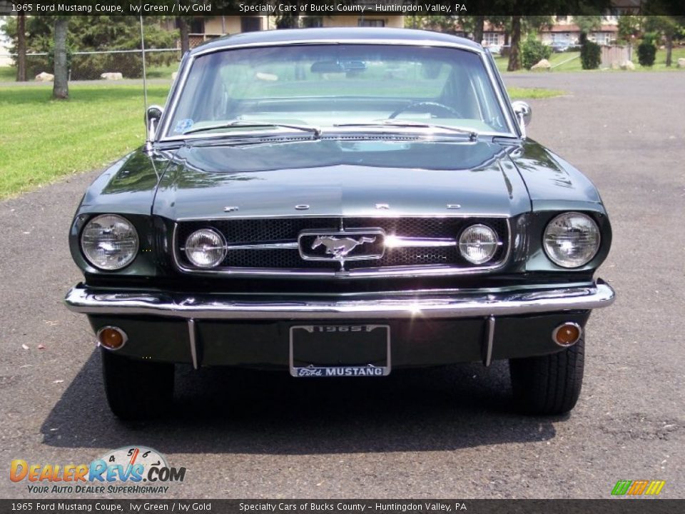 1965 Ford Mustang Coupe Ivy Green / Ivy Gold Photo #20