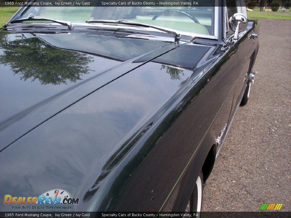 1965 Ford Mustang Coupe Ivy Green / Ivy Gold Photo #22