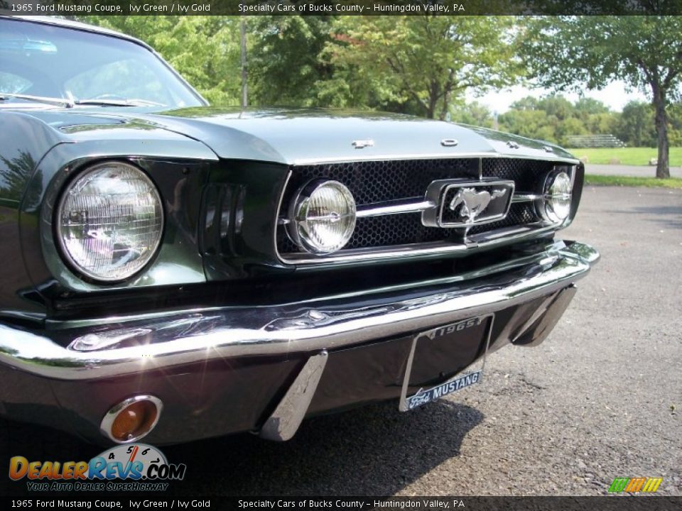 1965 Ford Mustang Coupe Ivy Green / Ivy Gold Photo #24