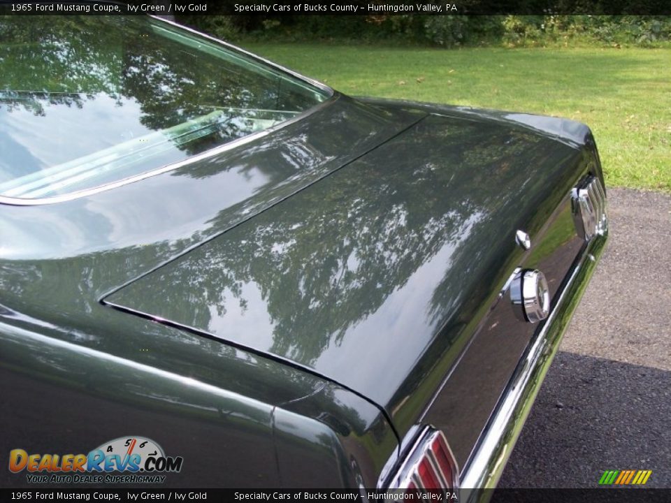 1965 Ford Mustang Coupe Ivy Green / Ivy Gold Photo #31
