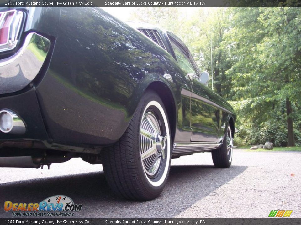 1965 Ford Mustang Coupe Ivy Green / Ivy Gold Photo #34