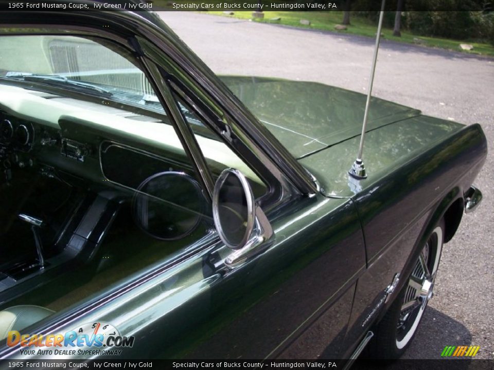 1965 Ford Mustang Coupe Ivy Green / Ivy Gold Photo #35