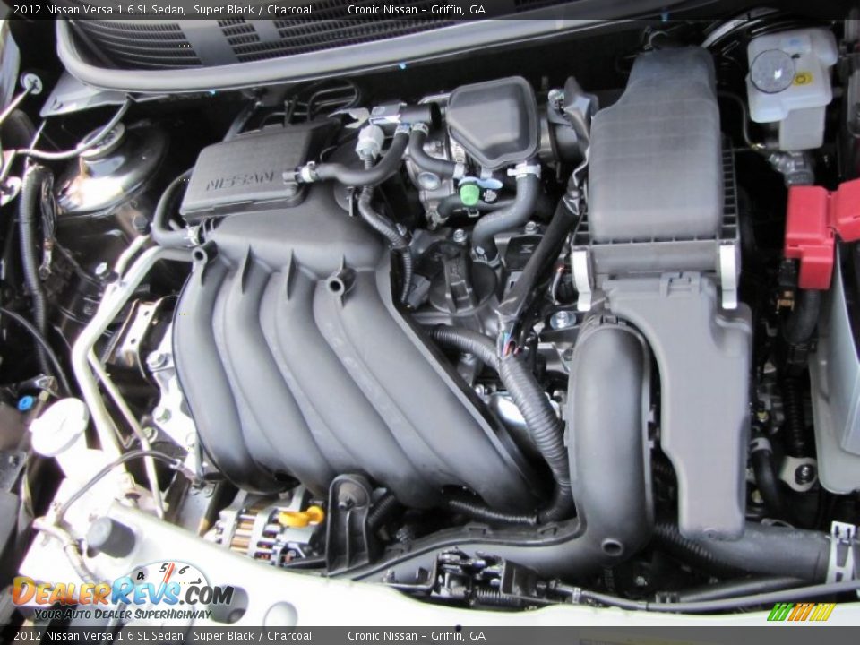 2012 Nissan Versa 1.6 SL Sedan 1.6 Liter DOHC 16-Valve CVTCS 4 Cylinder Engine Photo #10