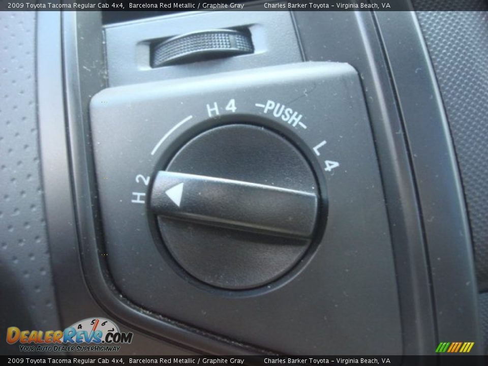 Controls of 2009 Toyota Tacoma Regular Cab 4x4 Photo #13