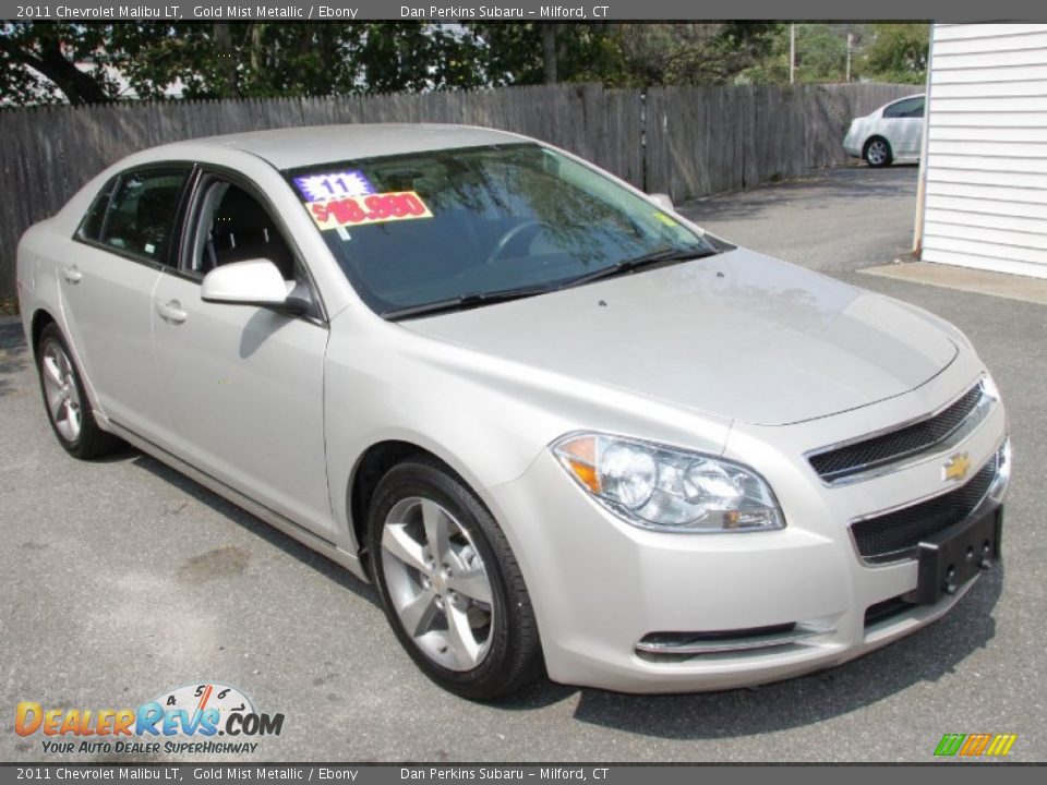 2011 Chevrolet Malibu LT Gold Mist Metallic / Ebony Photo #3