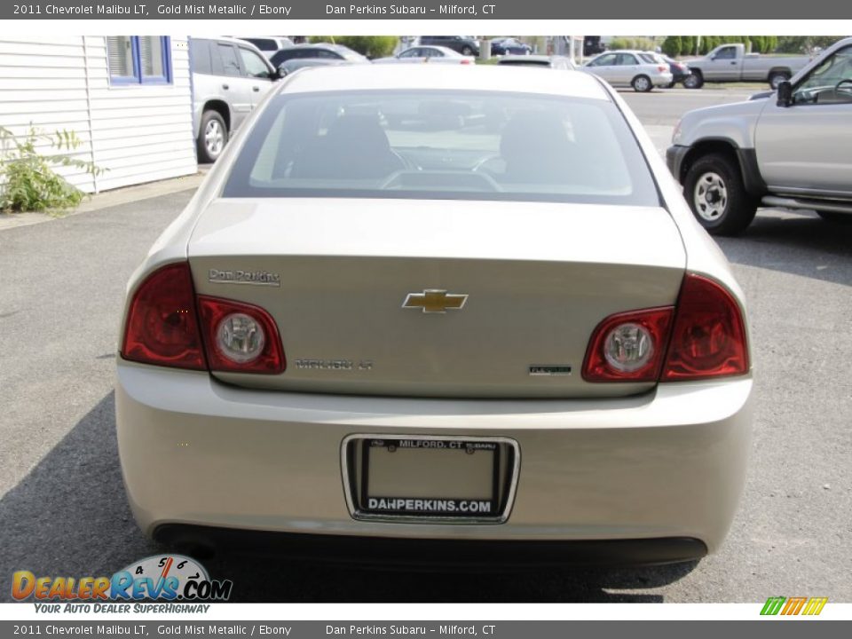 2011 Chevrolet Malibu LT Gold Mist Metallic / Ebony Photo #7