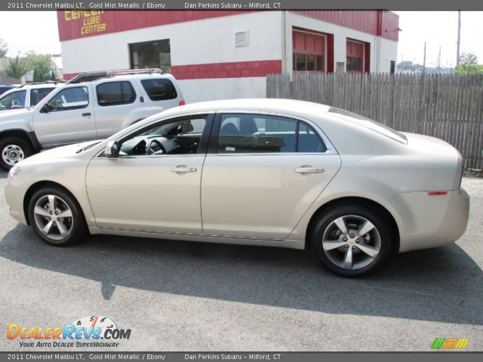 2011 Chevrolet Malibu LT Gold Mist Metallic / Ebony Photo #10