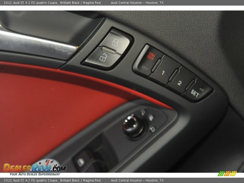 2012 Audi S5 4.2 FSI quattro Coupe Brilliant Black / Magma Red Photo #10