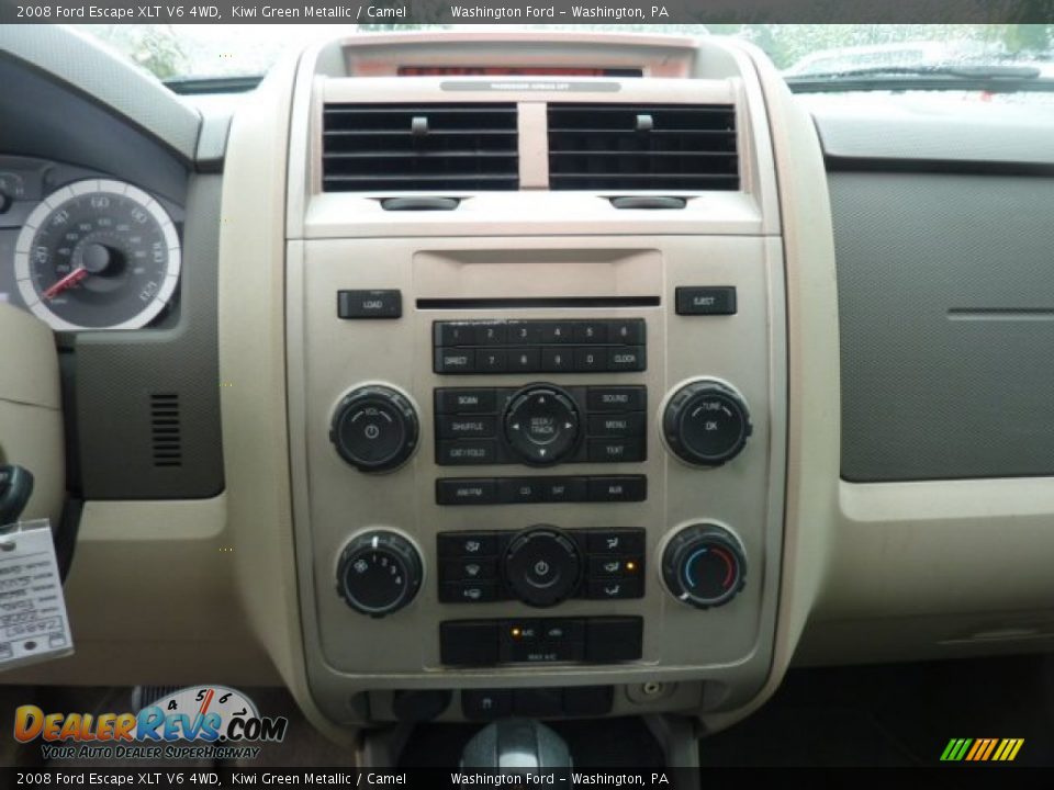 2008 Ford Escape XLT V6 4WD Kiwi Green Metallic / Camel Photo #18