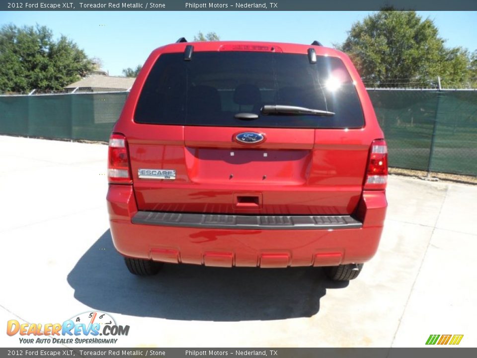 2012 Ford Escape XLT Toreador Red Metallic / Stone Photo #4