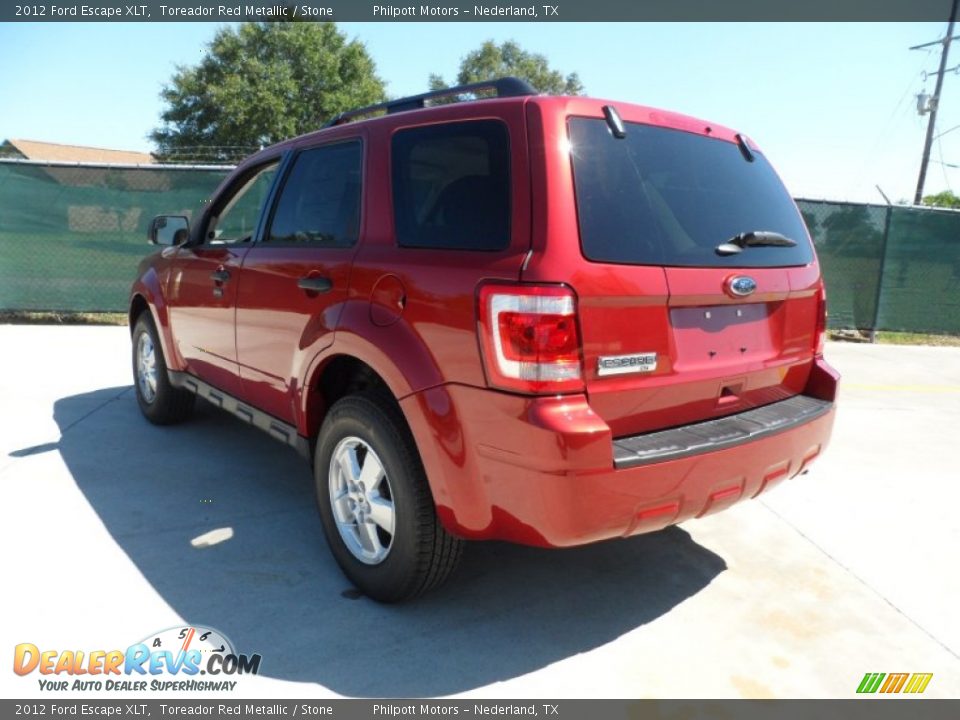 2012 Ford Escape XLT Toreador Red Metallic / Stone Photo #5