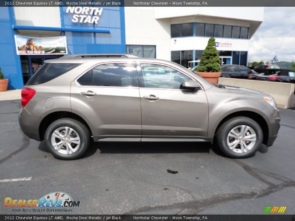 2012 Chevrolet Equinox LT AWD Mocha Steel Metallic / Jet Black Photo #8