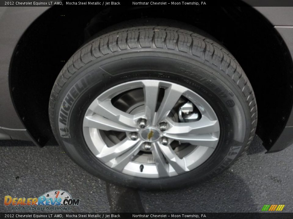 2012 Chevrolet Equinox LT AWD Mocha Steel Metallic / Jet Black Photo #9