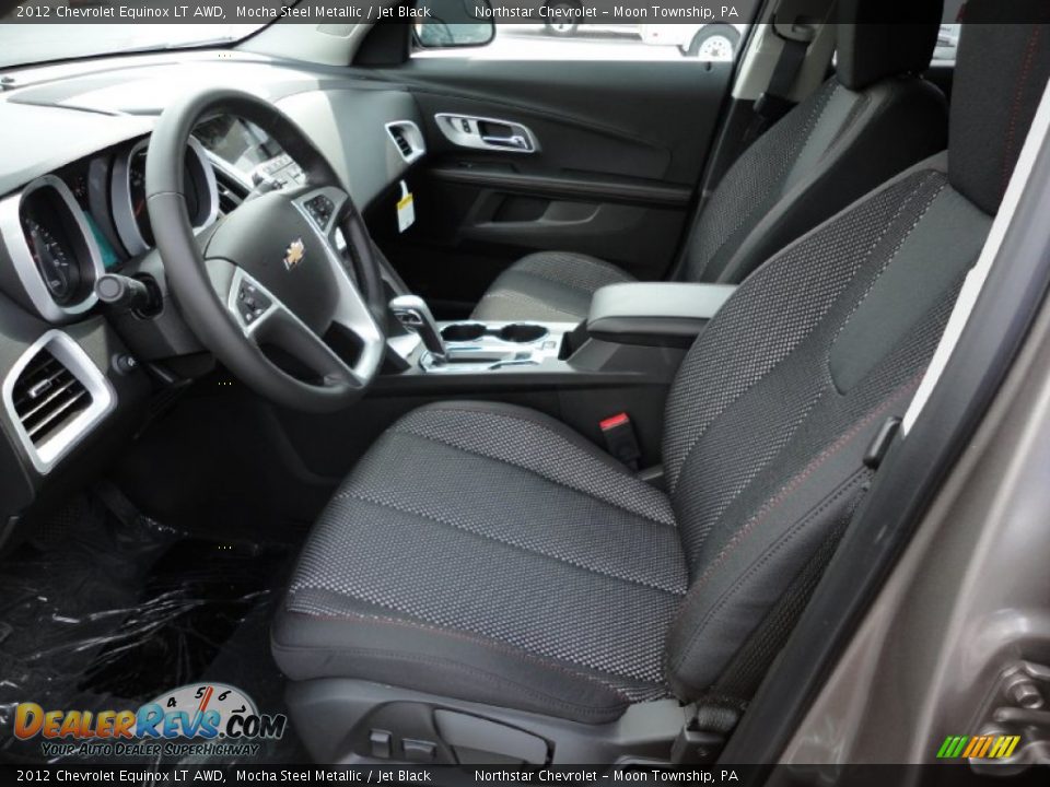 Jet Black Interior - 2012 Chevrolet Equinox LT AWD Photo #10