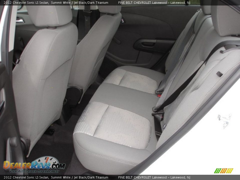 Jet Black/Dark Titanium Interior - 2012 Chevrolet Sonic LS Sedan Photo #9