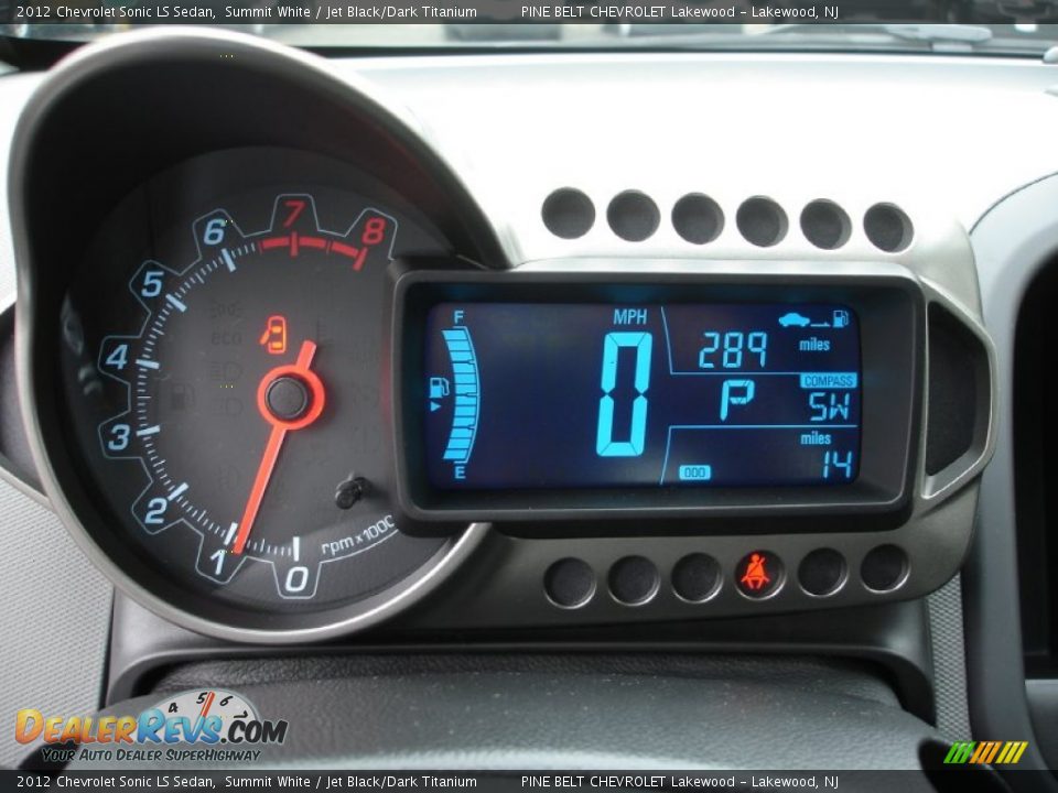 2012 Chevrolet Sonic LS Sedan Gauges Photo #12