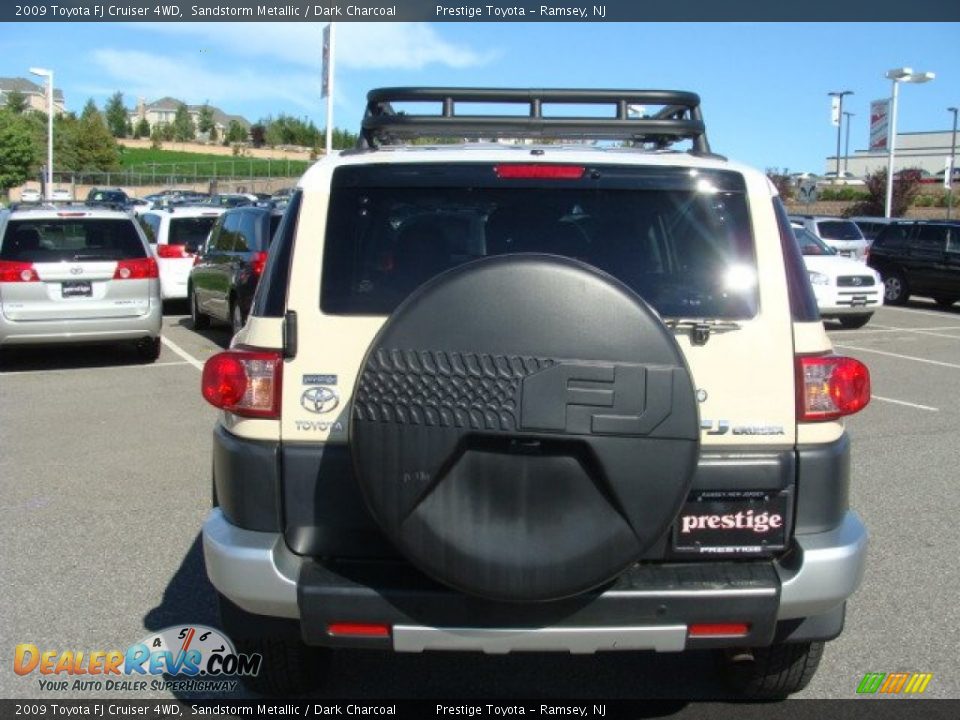 2009 Toyota FJ Cruiser 4WD Sandstorm Metallic / Dark Charcoal Photo #5