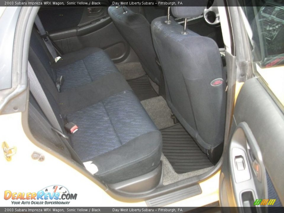2003 Subaru Impreza WRX Wagon Sonic Yellow / Black Photo #15