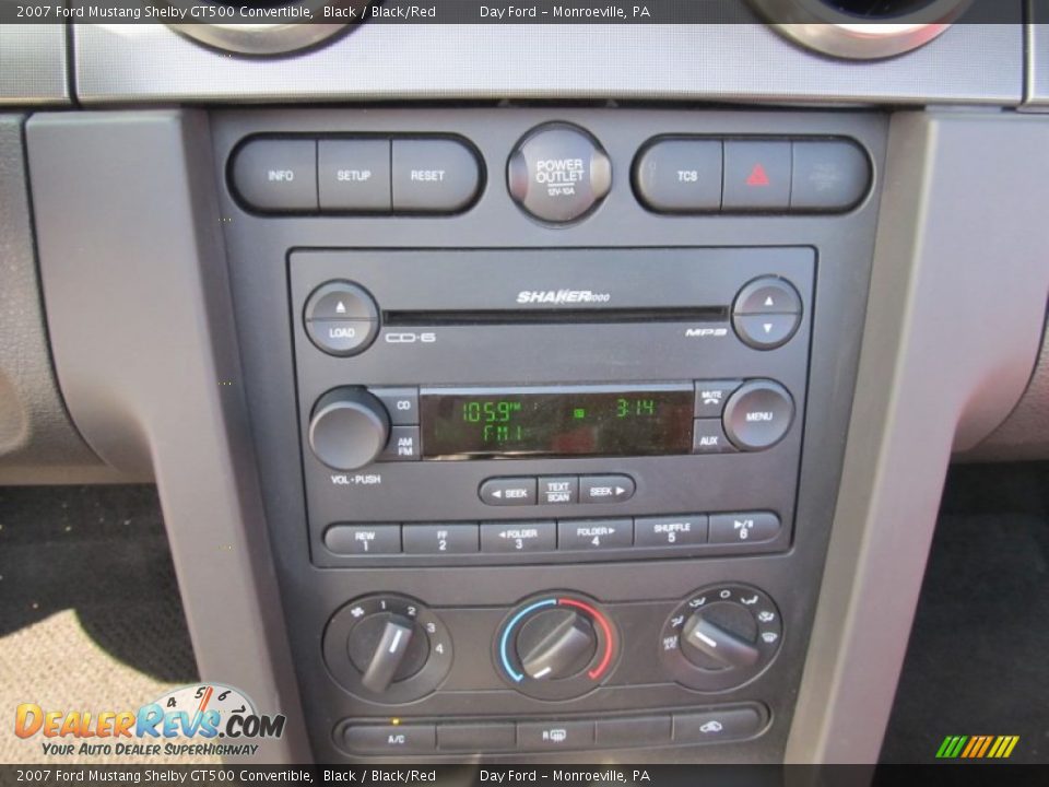 Audio System of 2007 Ford Mustang Shelby GT500 Convertible Photo 11