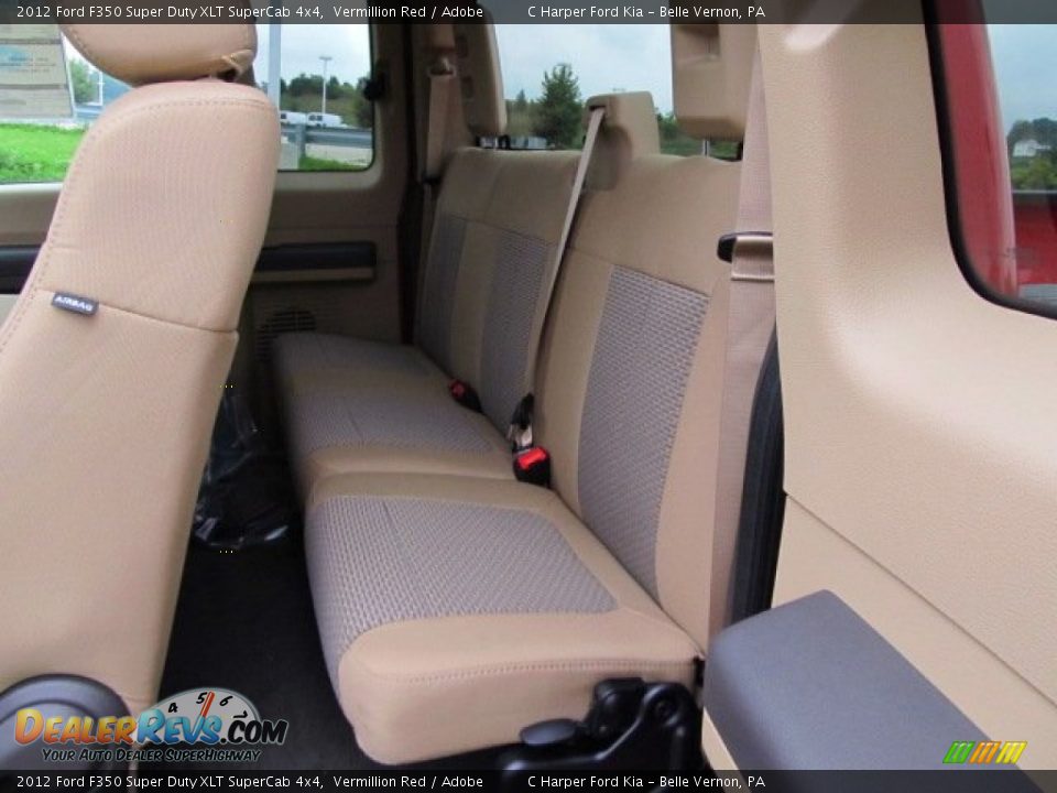 Adobe Interior - 2012 Ford F350 Super Duty XLT SuperCab 4x4 Photo #14