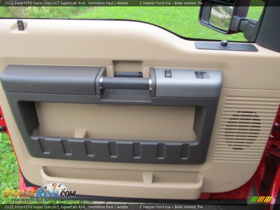 Door Panel of 2012 Ford F350 Super Duty XLT SuperCab 4x4 Photo #17