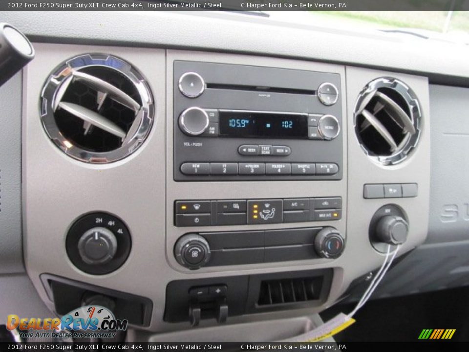 Controls of 2012 Ford F250 Super Duty XLT Crew Cab 4x4 Photo #21